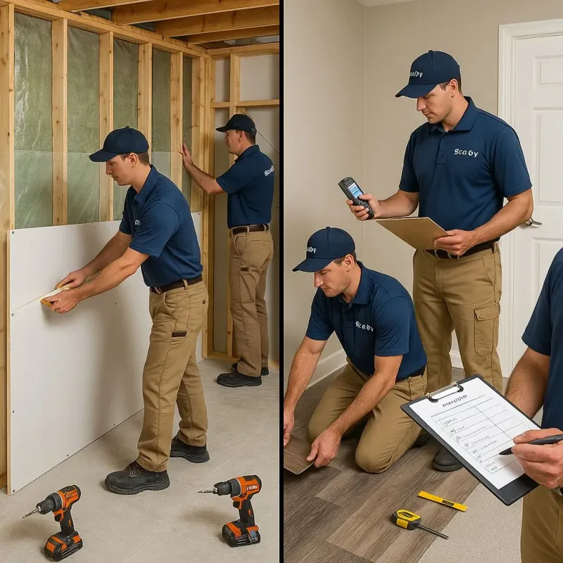 Repairs and Reconstruction process in City of Manassas Park, VA